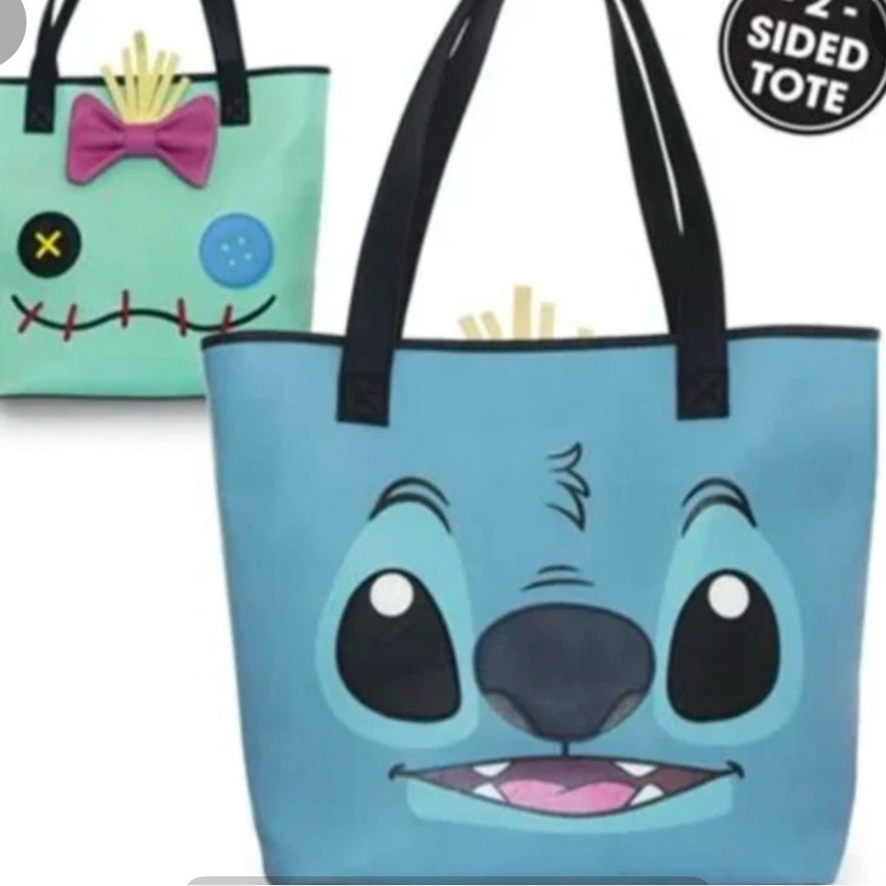 Disney Blue Geometric Pattern Tote